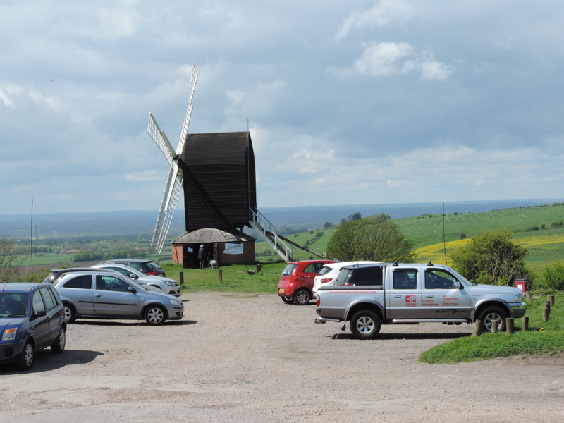 Brill Windmill - It looks warmer than it was!