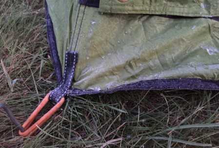 Ice on tent - it's only September!